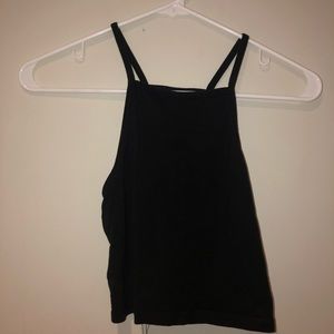H&M Black Halter Black Top